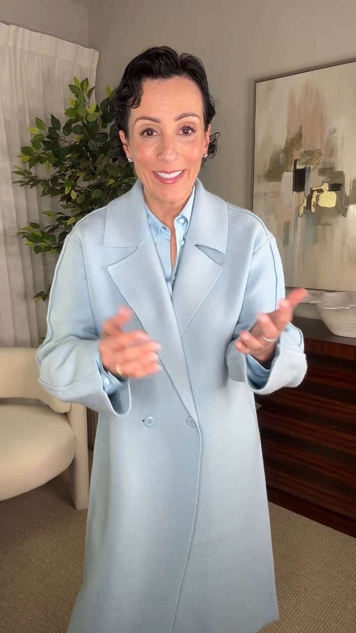 I’m geeking out over these blues because they somehow feel cozy and fresh at the same time. This jacket has actual room in the arms and shoulders, and it feels more like a light blanket than wool. 

 Statement coats 

#LTKdayinmylife #LTKgrwm #LTKootd