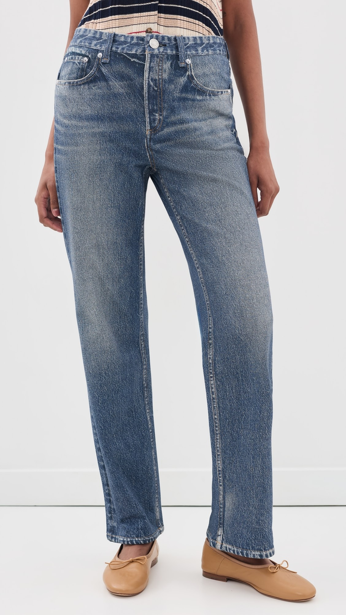 rag & bone Miramar Terry Shea Ankle Straight Pants | Shopbop | Shopbop