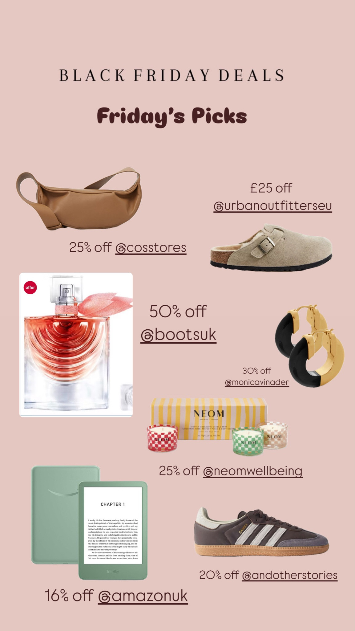 Black Friday Deals
Up to 50% off 


#LTKgiftguide #LTKCyberWeek #LTKuk