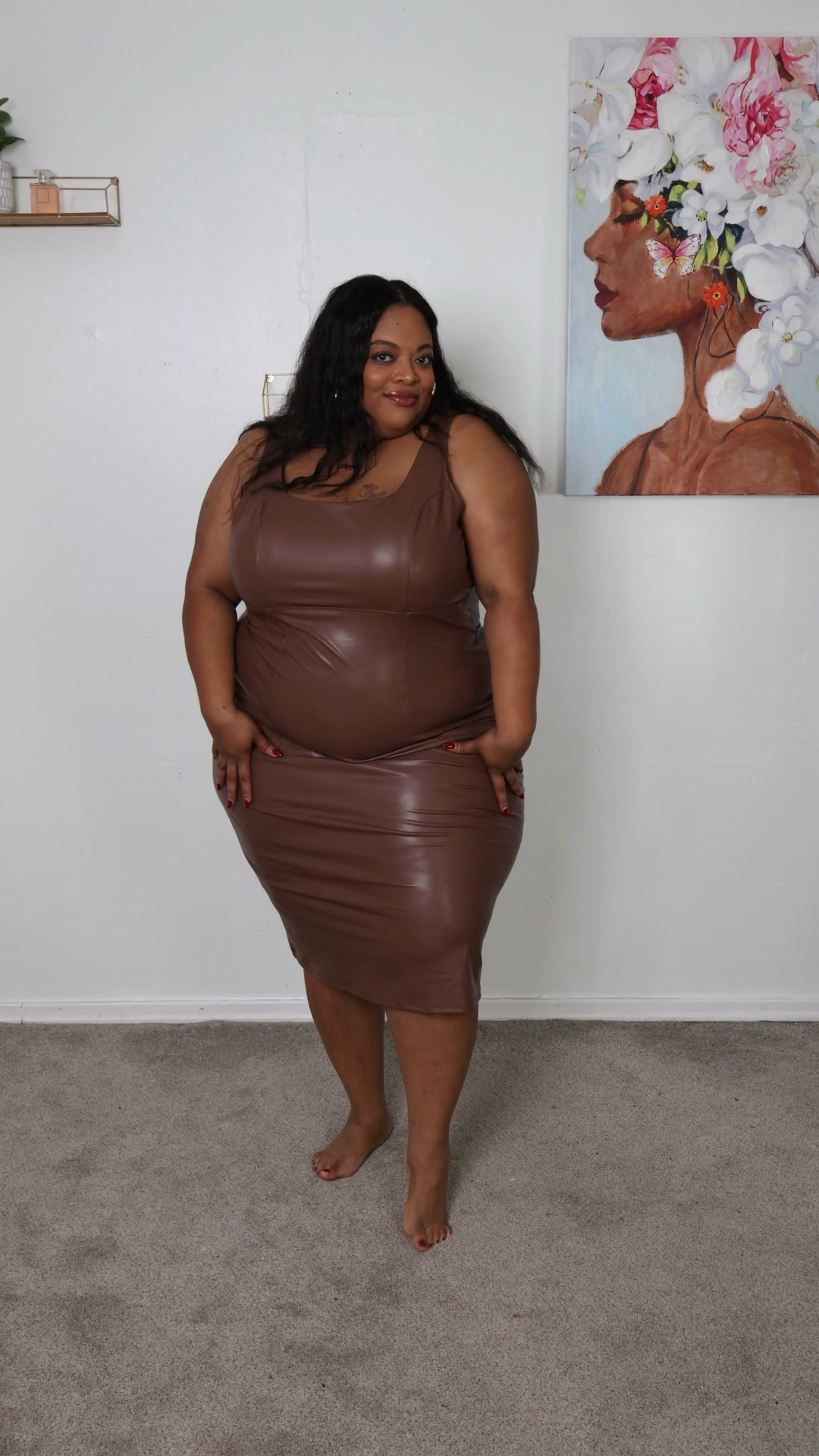 Eloquii 2024 leather dress