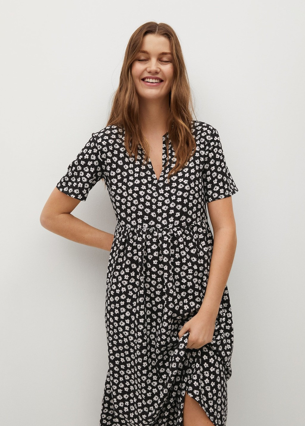 Flower print dress | MANGO (US)