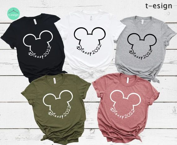 Disney 2022 Shirts Mickey Head Disneyland Shirts Disney | Etsy | Etsy (US)