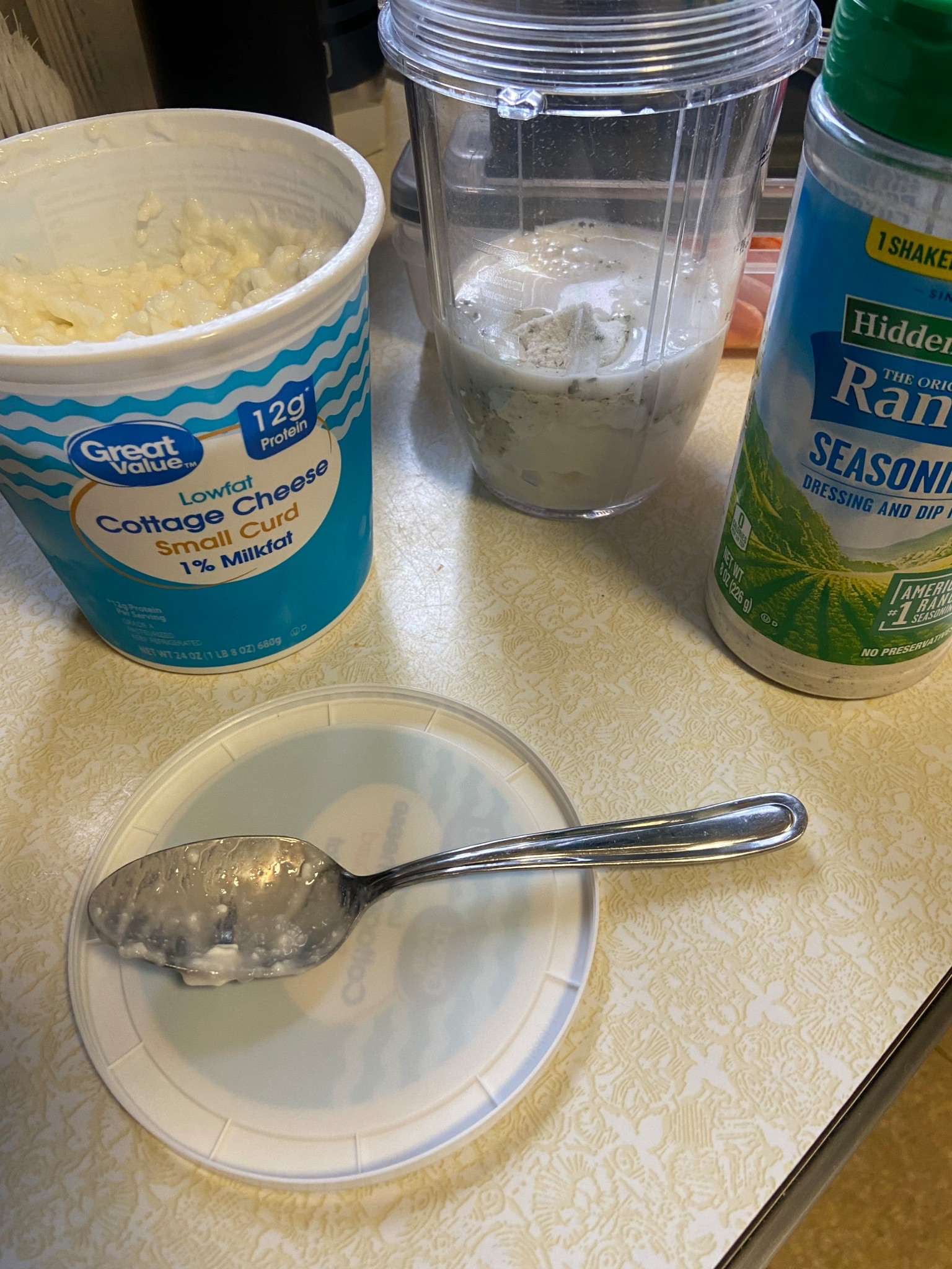 Recipe Ideas - high protein ranch: cottage cheese, ranch seasoning,  and almond milk 

#ranch #highprotein #lowcarb 


#LTKKids #LTKFamily