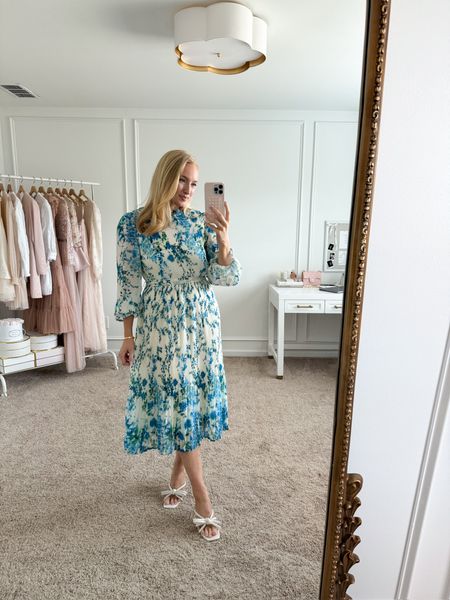 The perfect spring dress from Amazon! I’m picturing a dressy brunch with friends! Would also be a great bridal or baby shower option! Dress runs tts, I’m wearing a size small! Spring dresses // Easter dresses // Amazon finds // wedding shower dresses // baby shower dresses 

#LTKSeasonal #LTKfindsunder50 #LTKstyletip