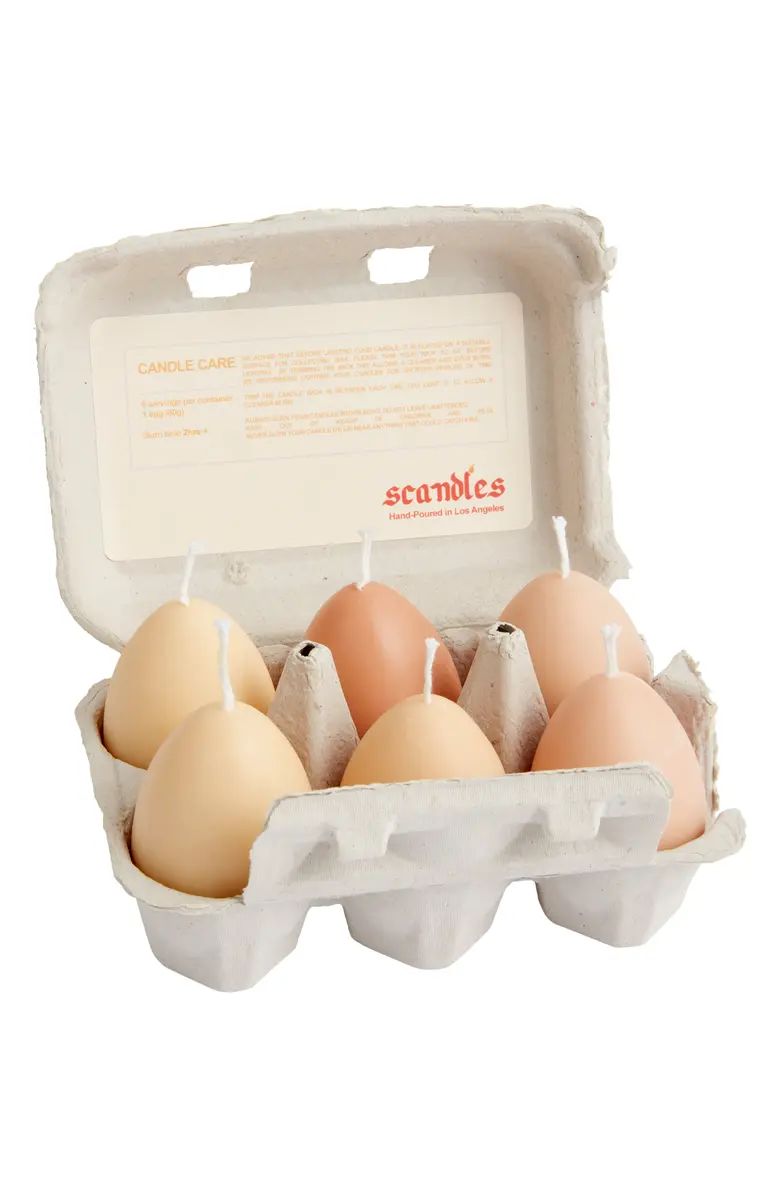 Scandles 6-Pack Egg Candles | Nordstrom | Nordstrom