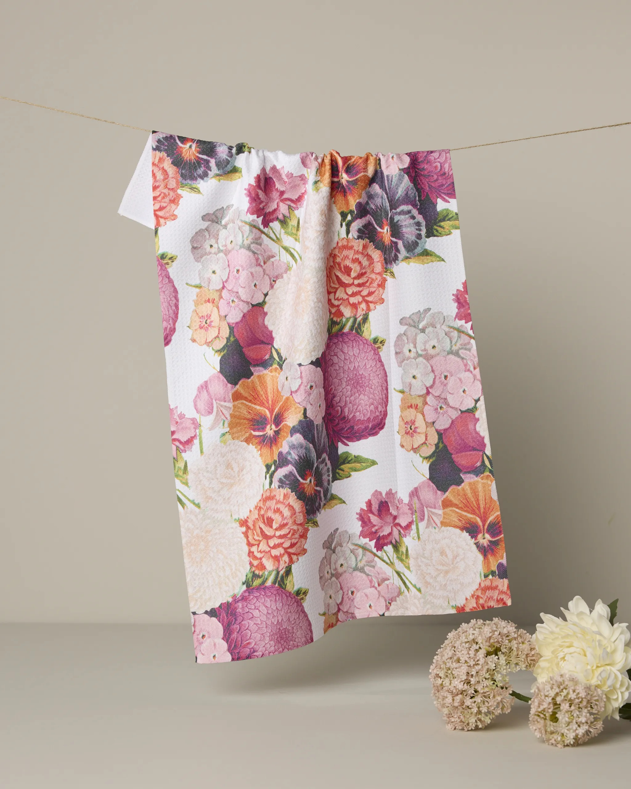 Ecstatic Blooms Tea Towel | Geometry | Geometry