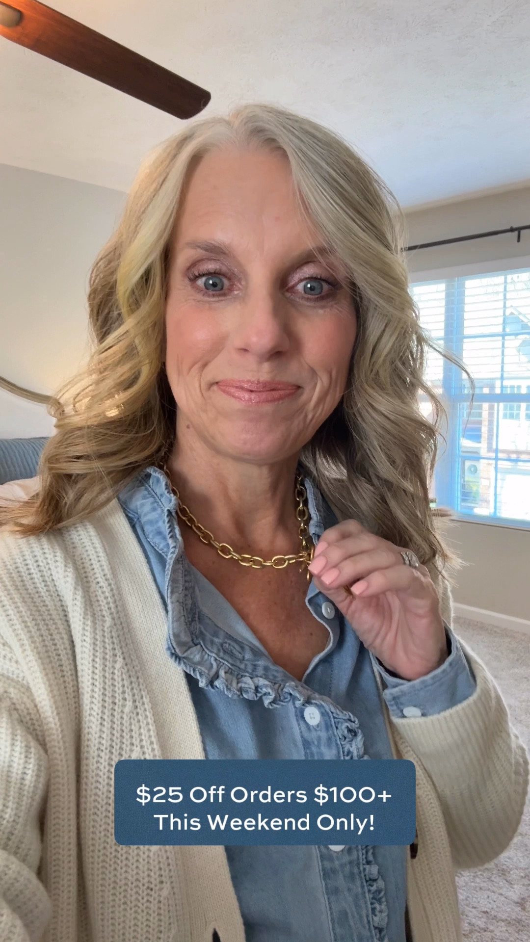 Save $25 off $100 this weekend at Susan Shaw

#LTKValentine #LTKSaleAlert #LTKOver40