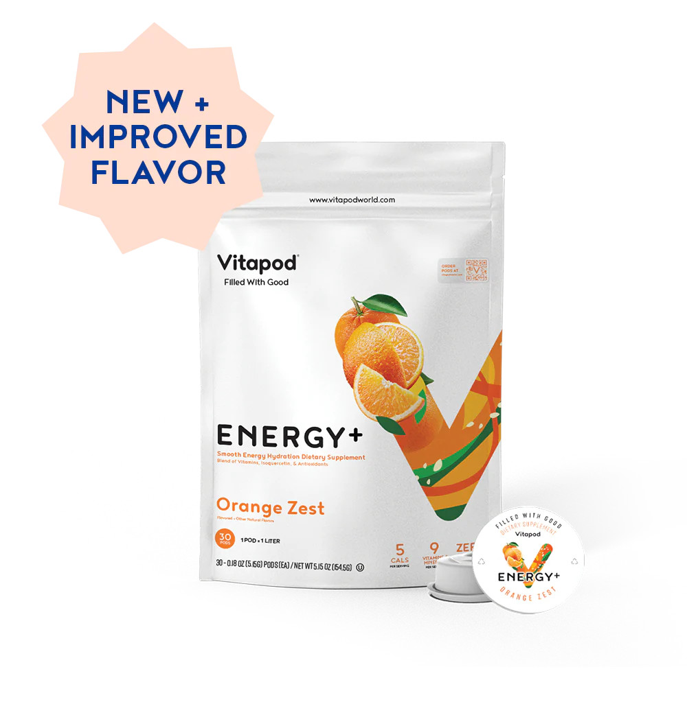 Energy+ Orange Zest, 30 Pods | Vitapod