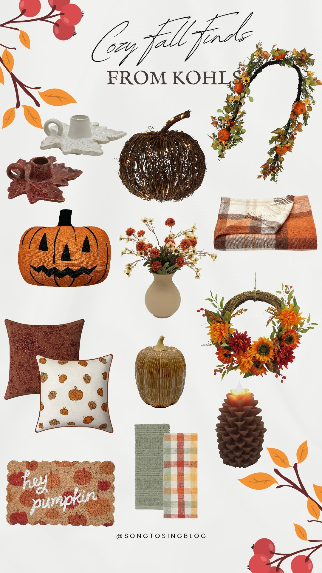 Affordable fall home finds from kohls

#LTKFallSale #LTKSeasonal #LTKHome