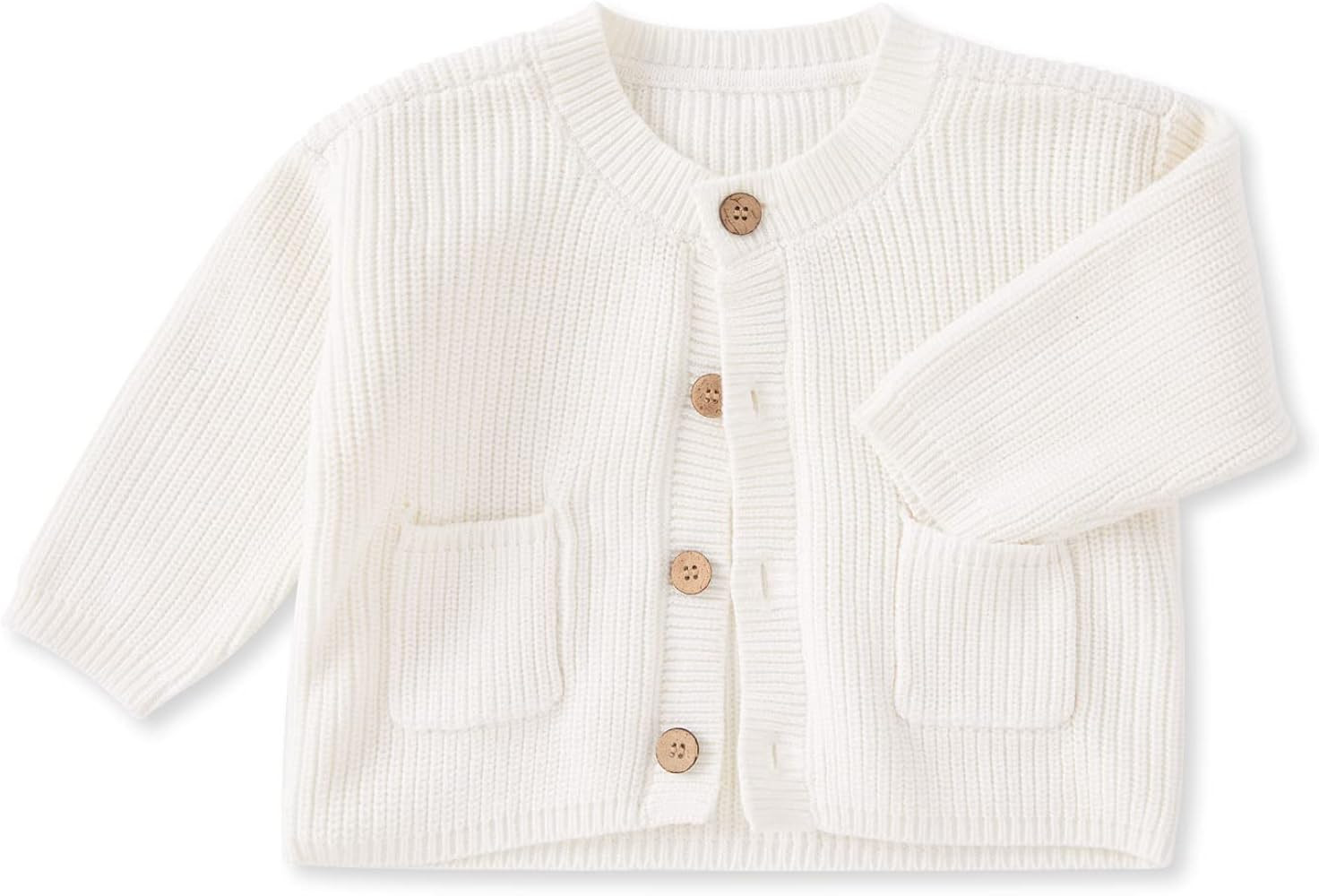 pureborn Baby Toddler Girls Boys Sweaters Warm Jacket - Cotton Knit Cardigan Button Closure Coat ... | Amazon (US)