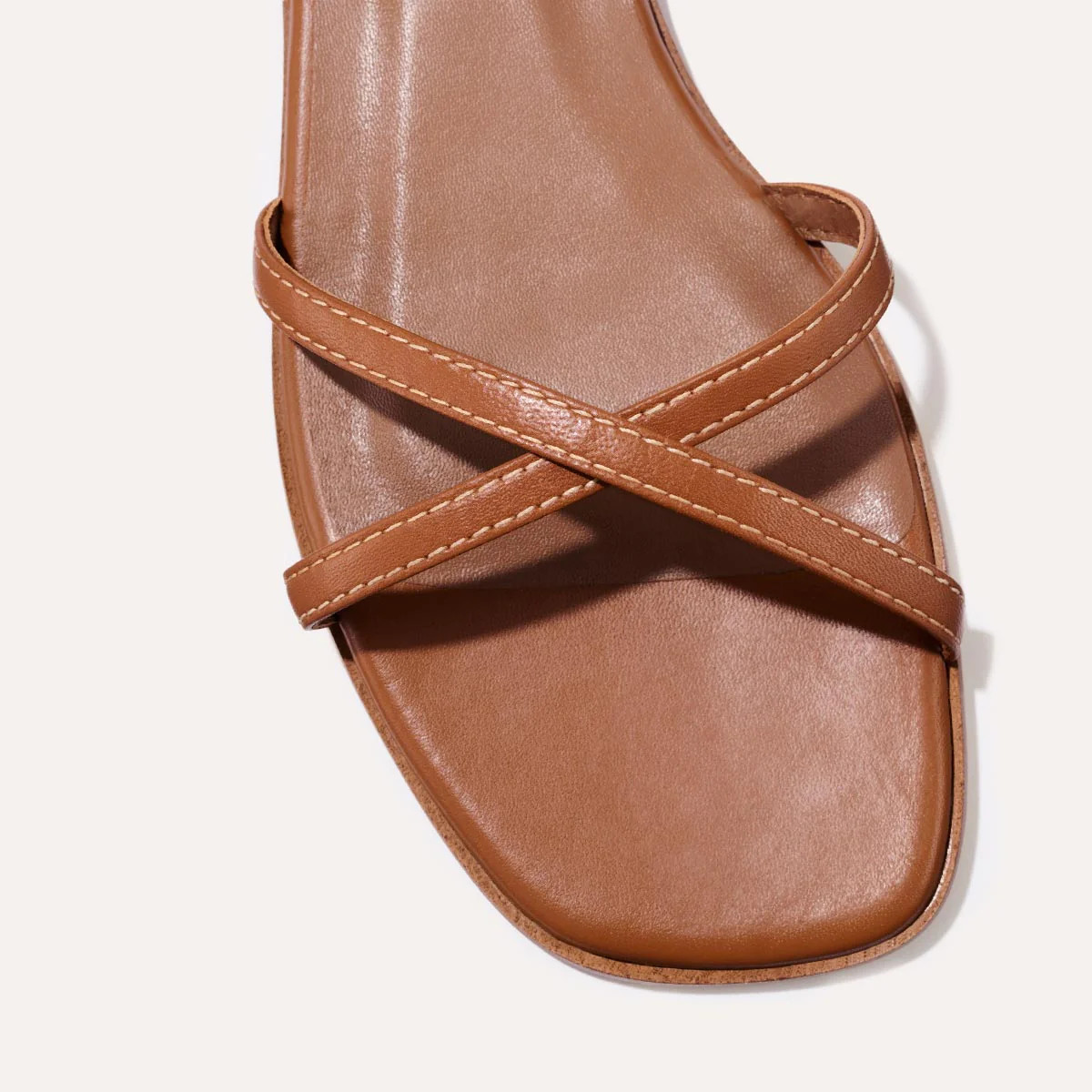 The Wrap Sandal - Saddle Nappa | Margaux