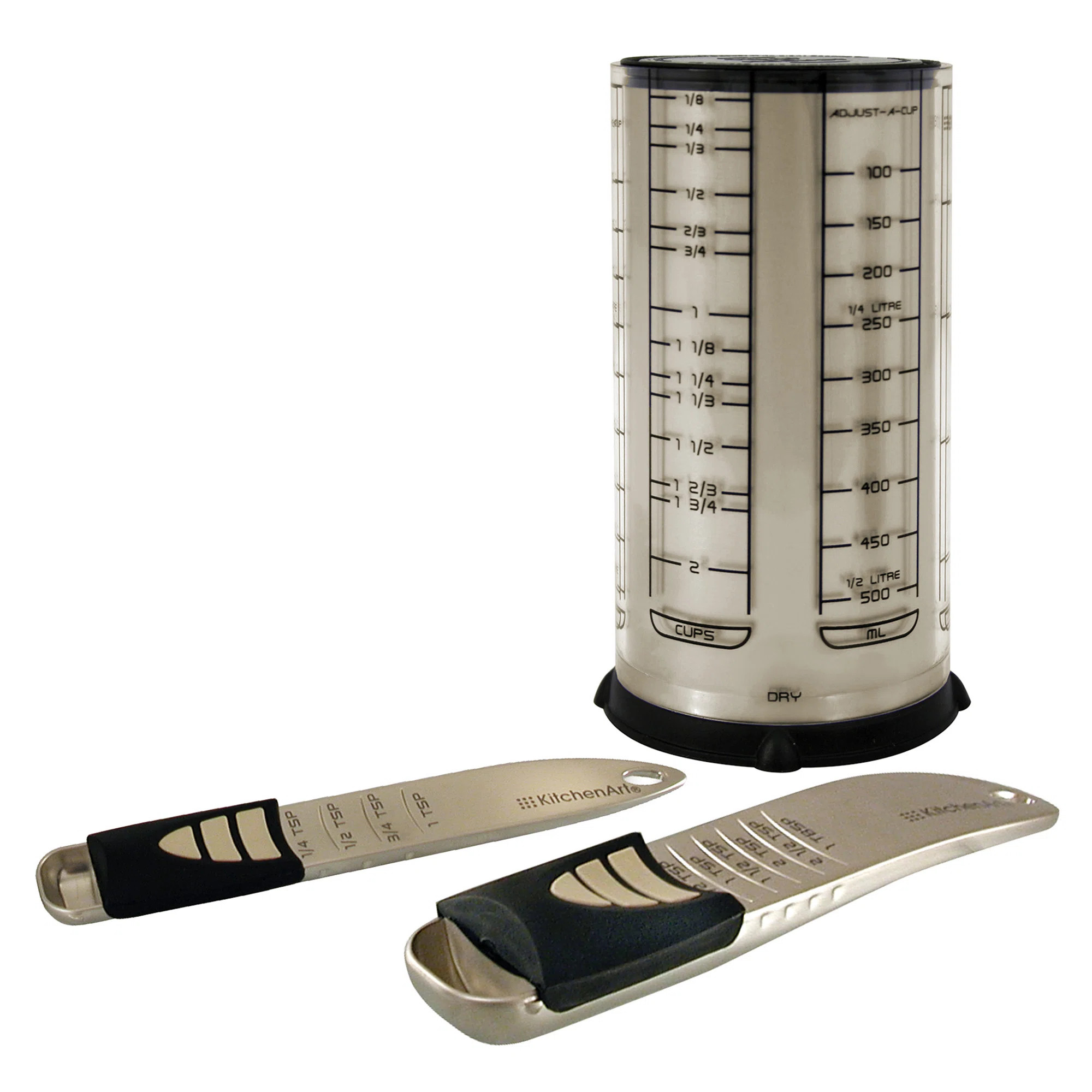 KitchenArt Pro Essentials Gift 3-Pieces Measuring Cup and Spoon Set | Wayfair North America