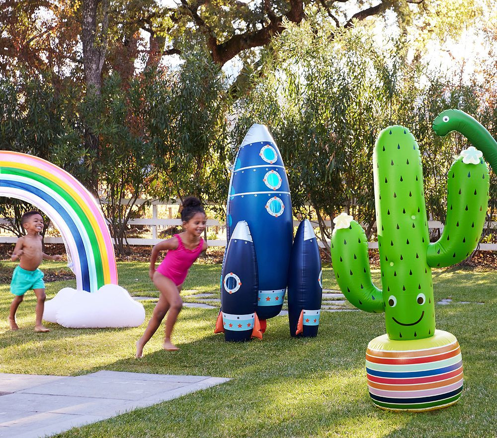 Spaceship Inflatable Sprinkler | Pottery Barn Kids
