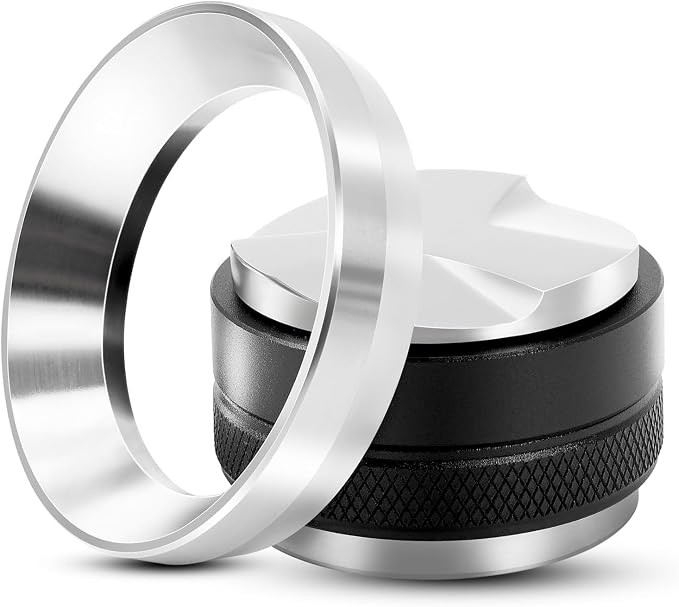 53.3mm Coffee Tamper and espresso Distributor，54mm Stainless Steel Espresso Dosing Funnel Set,D... | Amazon (US)