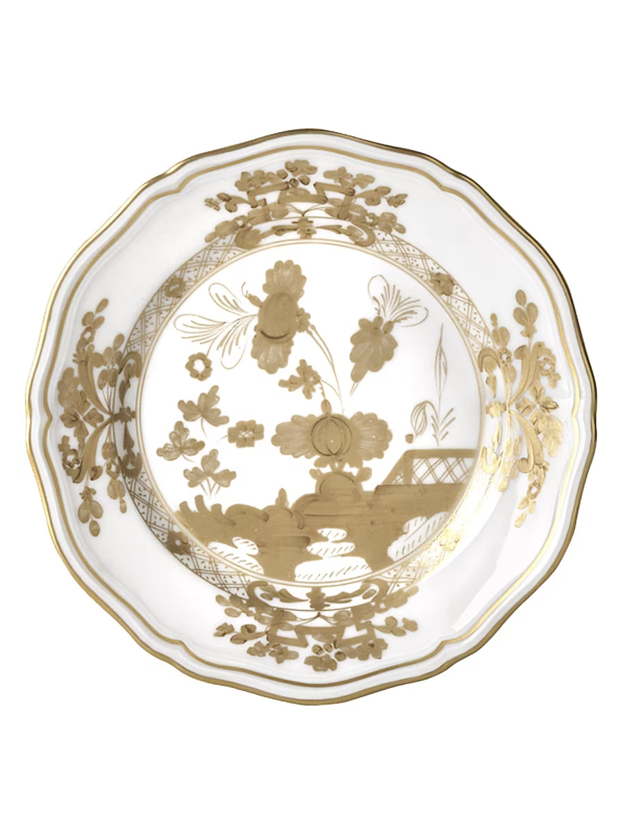 Oriente Italiano Gold-Rimmed Plate Collection - Aurum - Size Dinner Plate | Saks Fifth Avenue