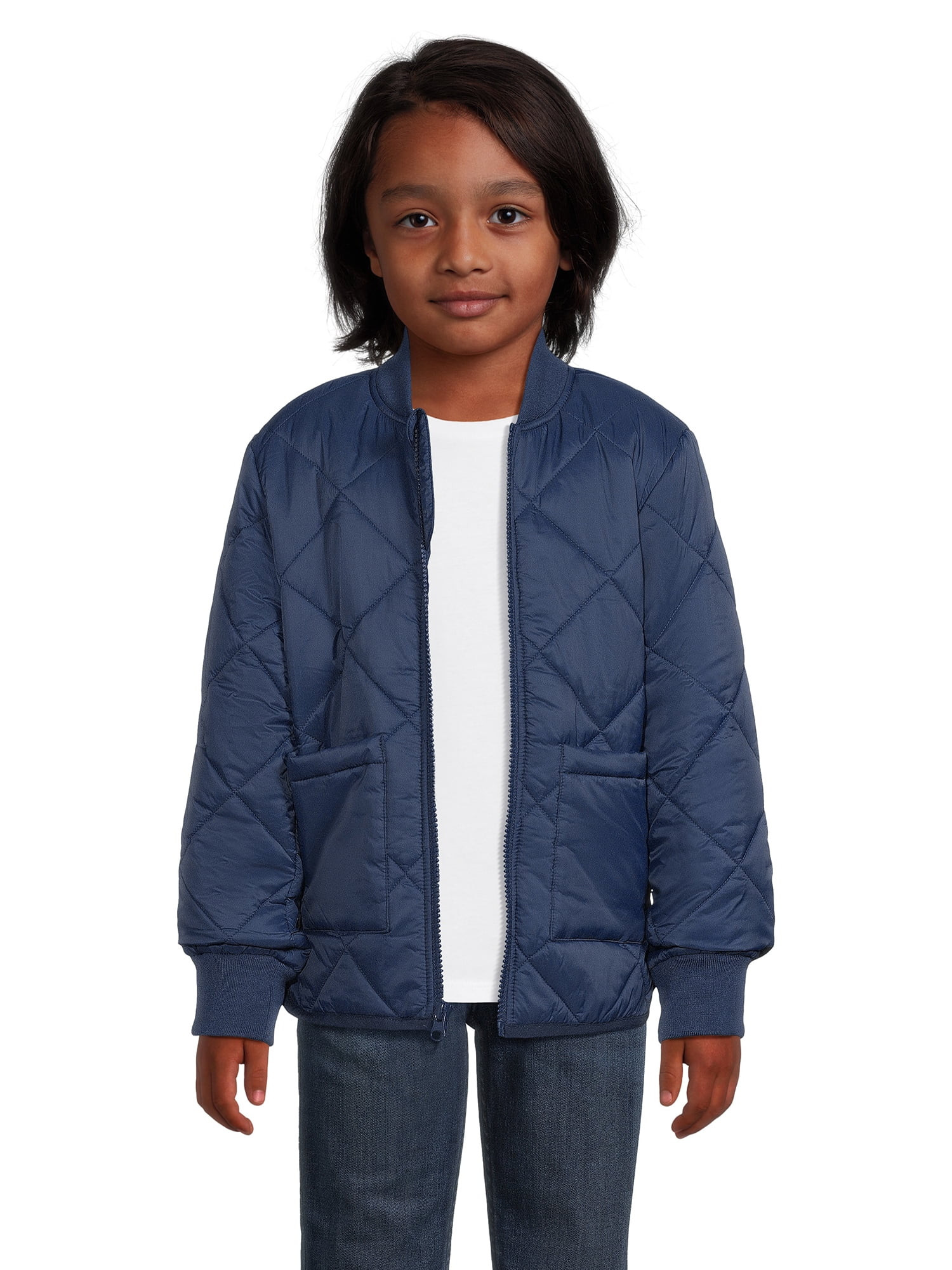 Wonder Nation Boys Bomber Jacket, Sizes 4-18 | Walmart (US)