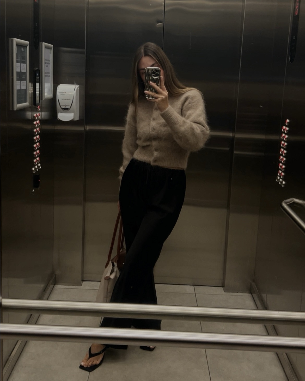 a simple work outfit wearing a cardigan, silk trousers & mules! 

#LTKstyletip #LTKworkwear #LTKaustralia