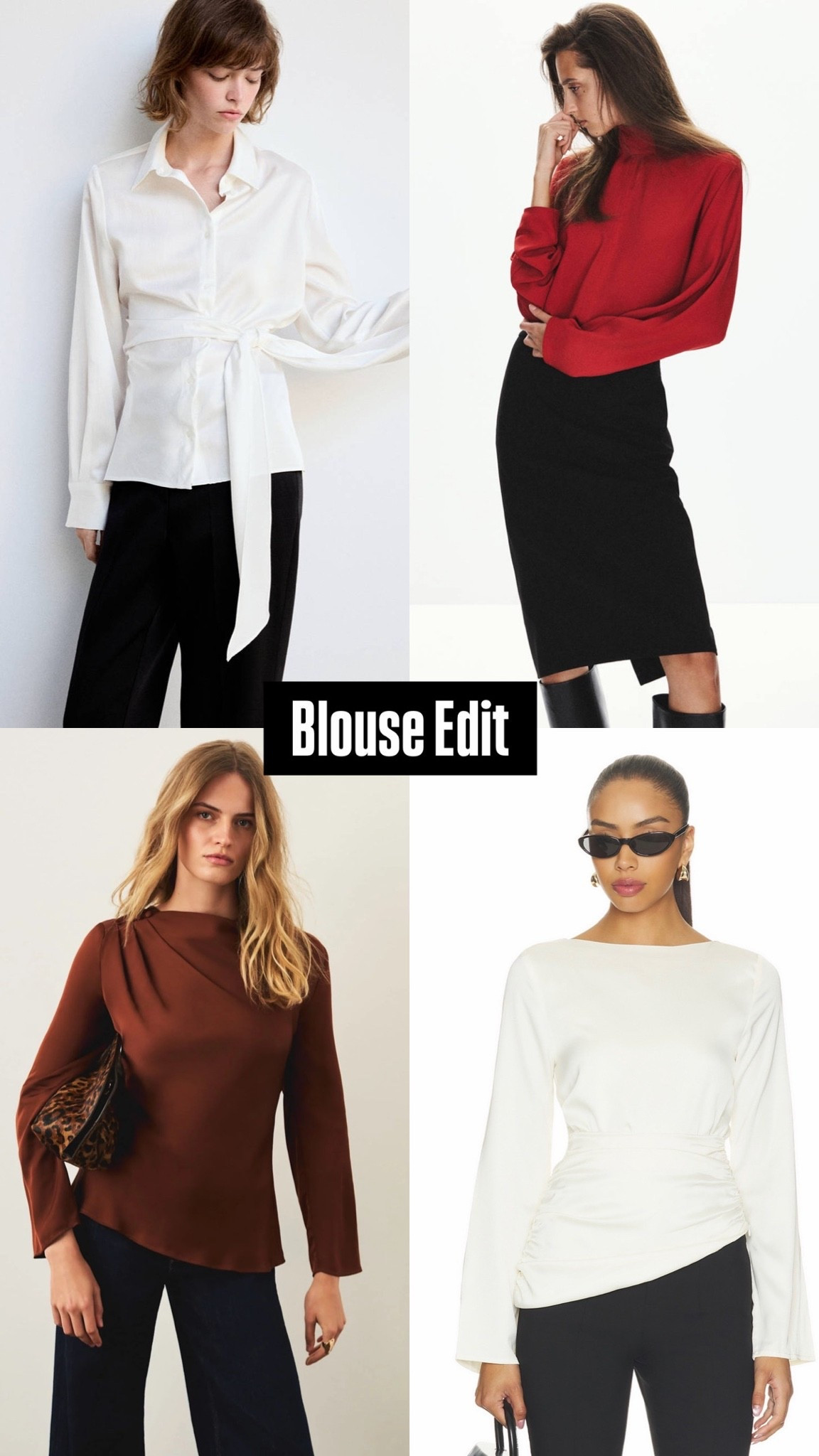 Modern blouse edit — from work to weekend!