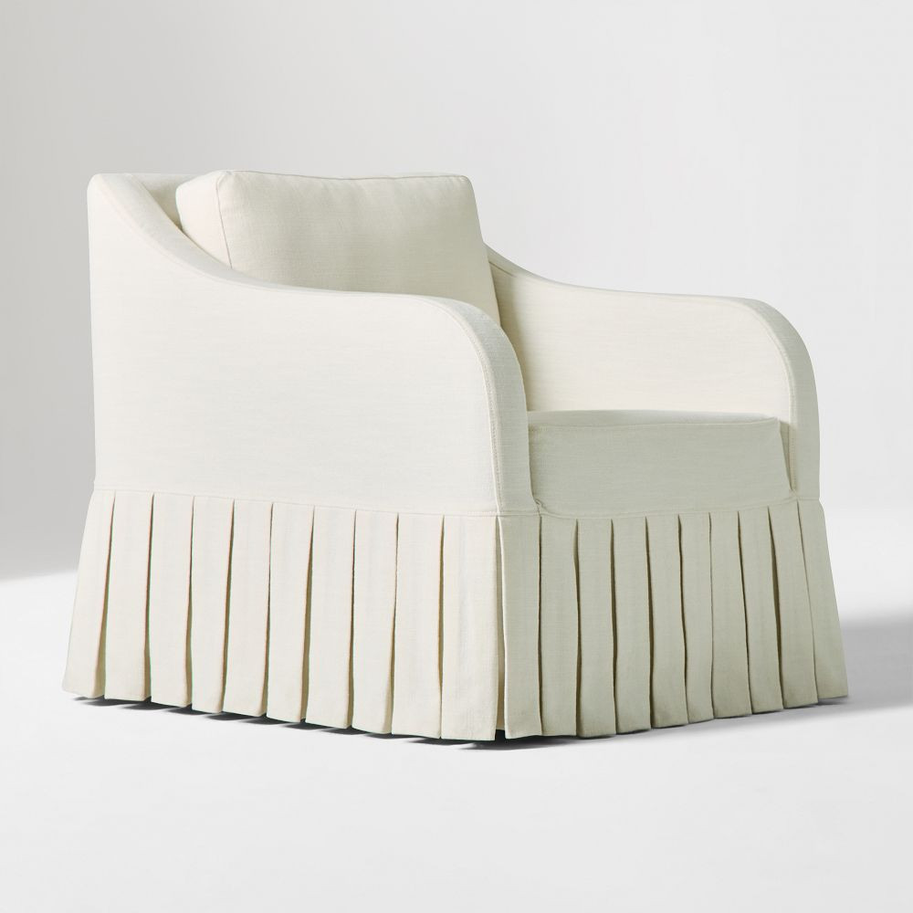 Robin Pleated Skirt Glider | West Elm (US)