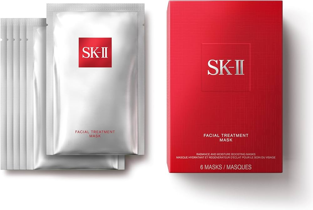 SK-II Facial Masks - Brightening Face Mask Sheets to Help Improve Tone, Texture & Radiance - Anti... | Amazon (US)