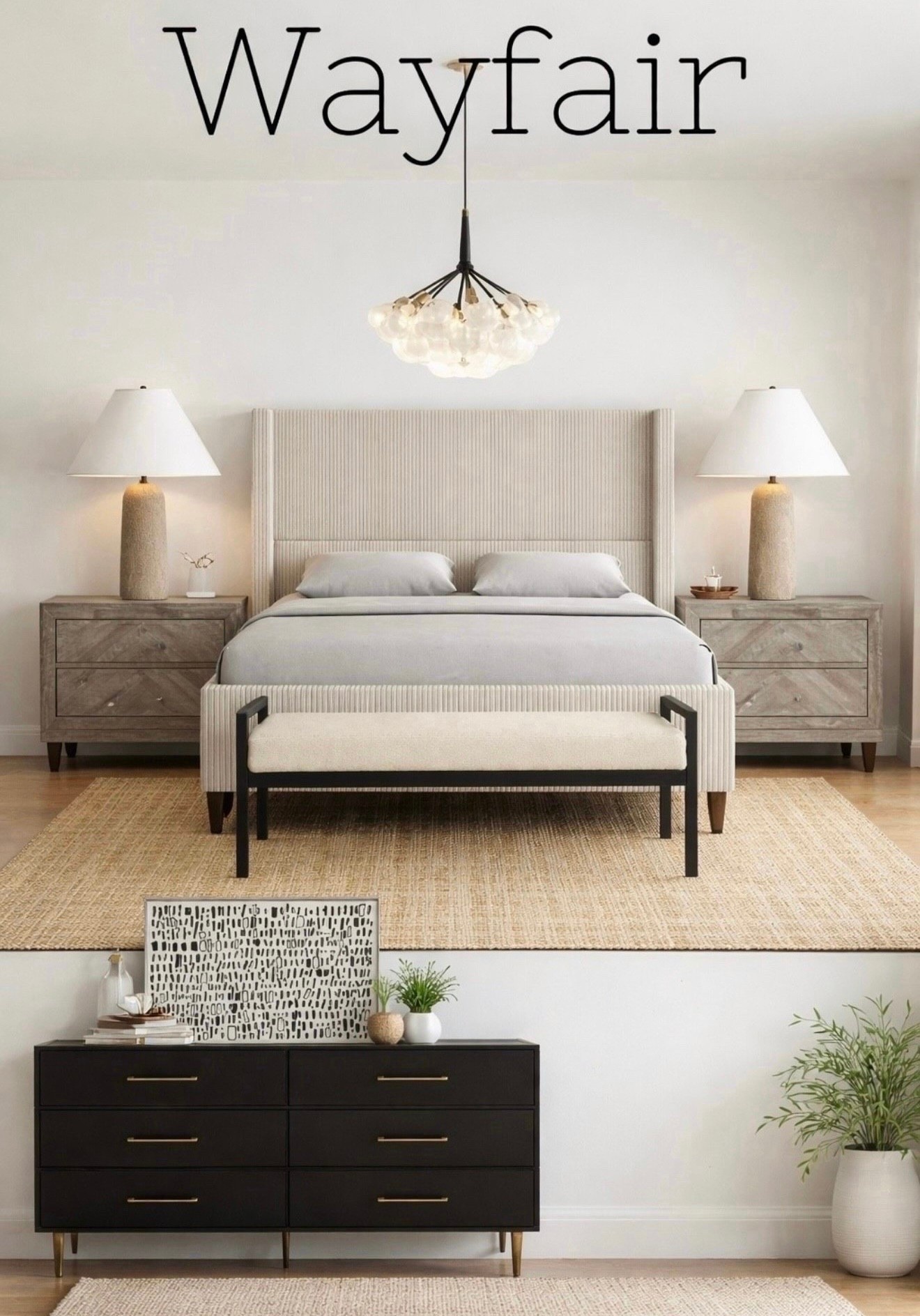 Wayfair Finds
Upholstered bed, nightstands, area rug, black dresser, lamps, transitional home, modern decor, amazon find, amazon home, target home decor, mcgee and co, studio mcgee, amazon must have, pottery barn, Walmart finds, affordable decor, home styling, budget friendly, accessories, neutral decor, home finds, new arrival, coming soon, sale alert, high end look for less, Amazon favorites, Target finds, cozy, modern, earthy, transitional, luxe, romantic, home decor, budget friendly decor, Amazon decor #wayfair



#LTKSeasonal #LTKHome