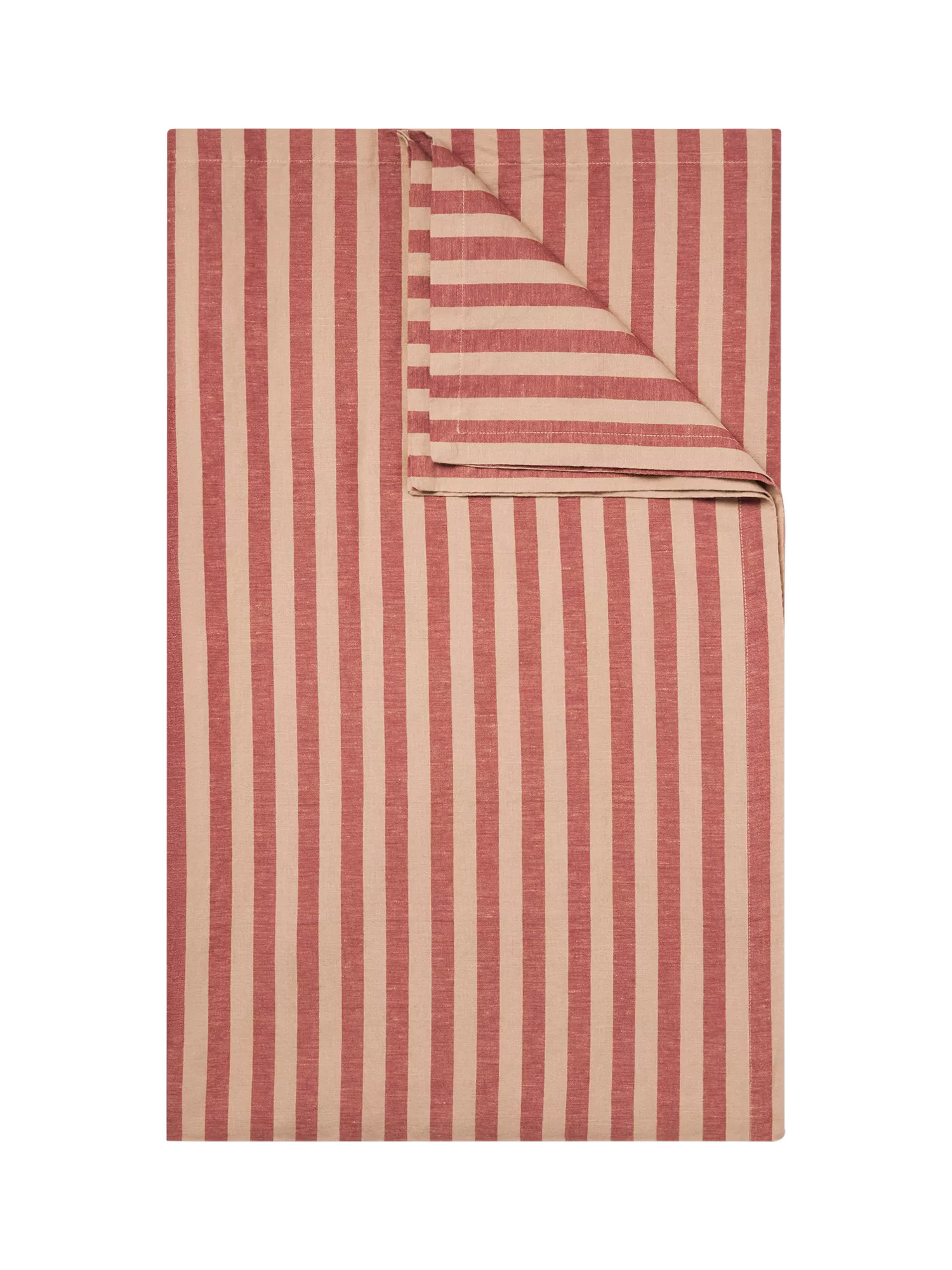 Piglet in Bed Pembroke Stripe Linen Blend Tablecloth | John Lewis (UK)