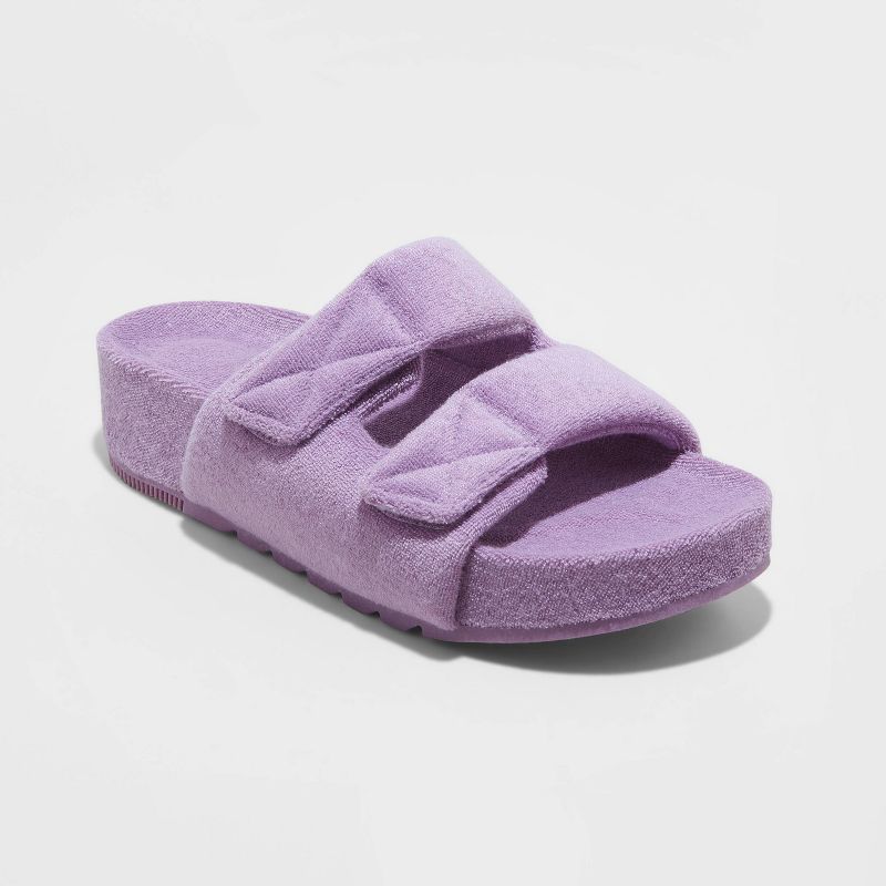 Women's Remi Platform Slide Sandals - A New Day™ Lavender | Target