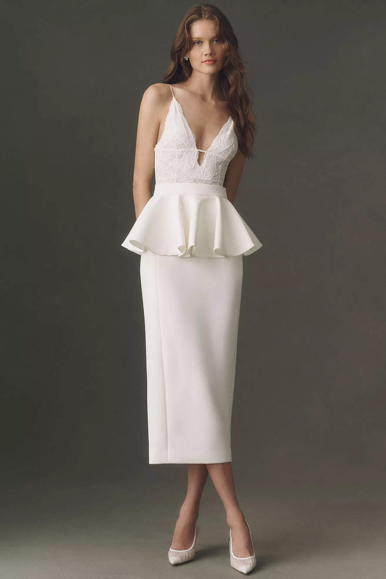 Ronny Kobo Annagrace Peplum Dress | Anthropologie (US)
