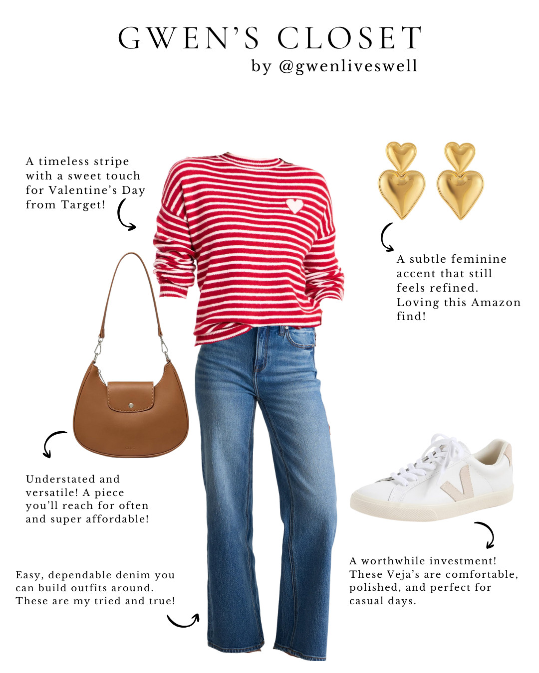 This is one of those outfits I reach for on repeat. A simple striped sweater with a fun touch, great everyday denim, and comfortable sneakers that still look polished. Easy, relaxed, and perfect for errands, lunches, or casual days out.

#target #vejas #amazonstyle
 

#LTKOver40 #LTKootd #LTKSeasonal