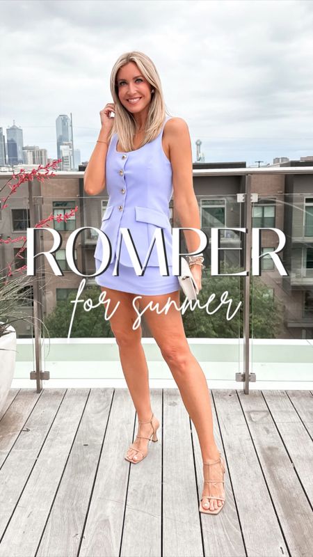 Summer outfit
Graduation
Romper
Sandals


#LTKOver40 #LTKStyleTip