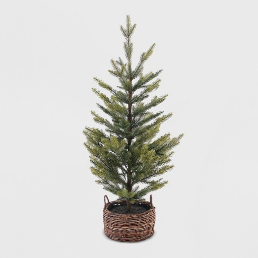 Artificial Tree with Basket (35") - Threshold™ | Target