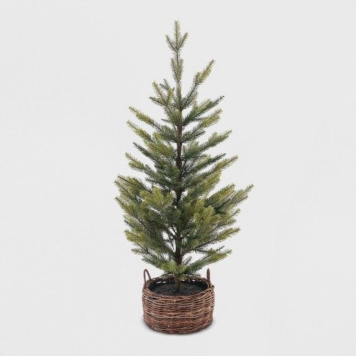Artificial Tree with Basket (35") - Threshold™ | Target
