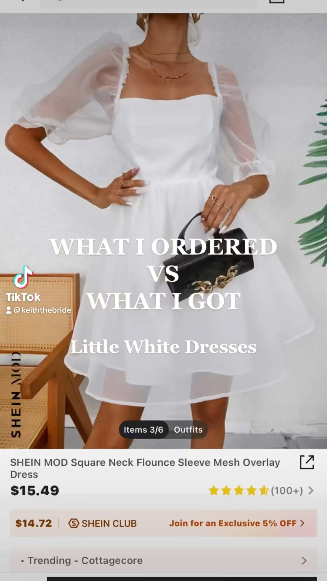 What I ordered vs. what I got - LWD edition 🤍 all under $30, little white dresses for engagement photos, bridal showers, and bachelorette parties!

#LTKunder50 #LTKwedding #LTKstyletip
