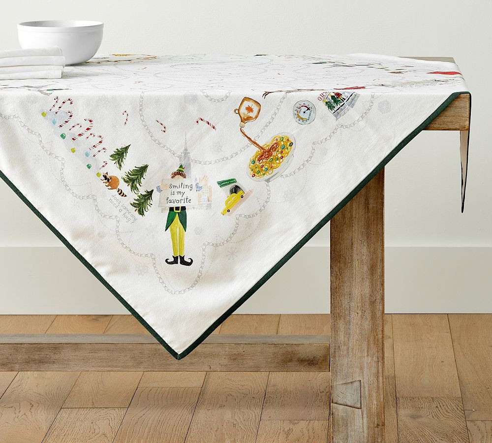 Elf Cotton/Linen Table Throw | Pottery Barn (US)