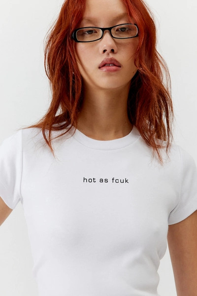 French Connection Hot As FCUK Baby Tee | Urban Outfitters (US and RoW)