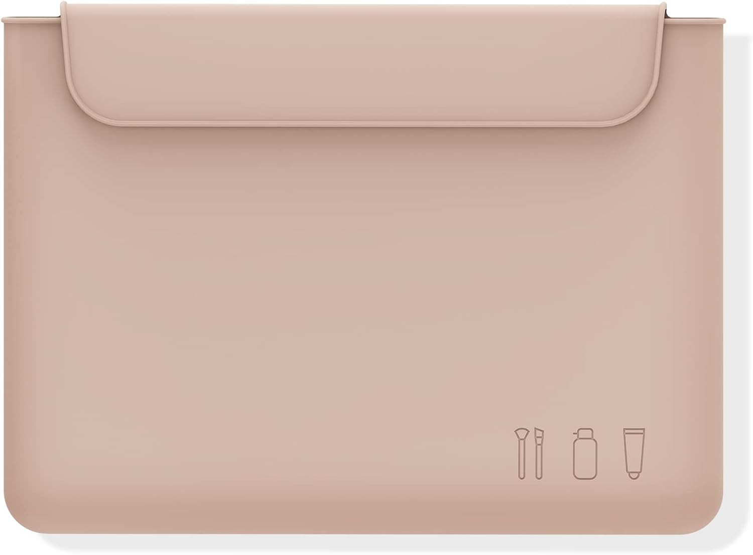 FERYES Silicone Makeup Bag, Premium Travel Toiletry Bag for Women, Easy Carry Cosmetic Bag for Ma... | Amazon (US)