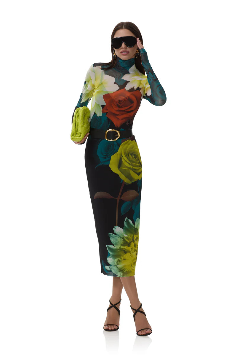 Shailene Dress - Citron Blossom | ShopAFRM