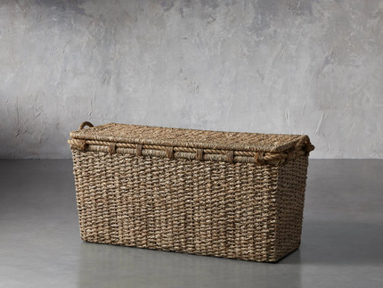 Entry Console Basket in Natural