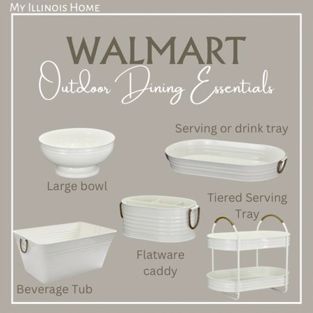 These outdoor serving trays, bowls, and more are perfect for outdoor entertaining. The color is a creamy vanilla. I have the bowl and will be adding more soon! 

Better homes & gardens / dining / outdoor living / patio dining / serving trays / entertaining / Walmart finds / outdoor dining 

#LTKhome #LTKfindsunder100 #LTKfindsunder50