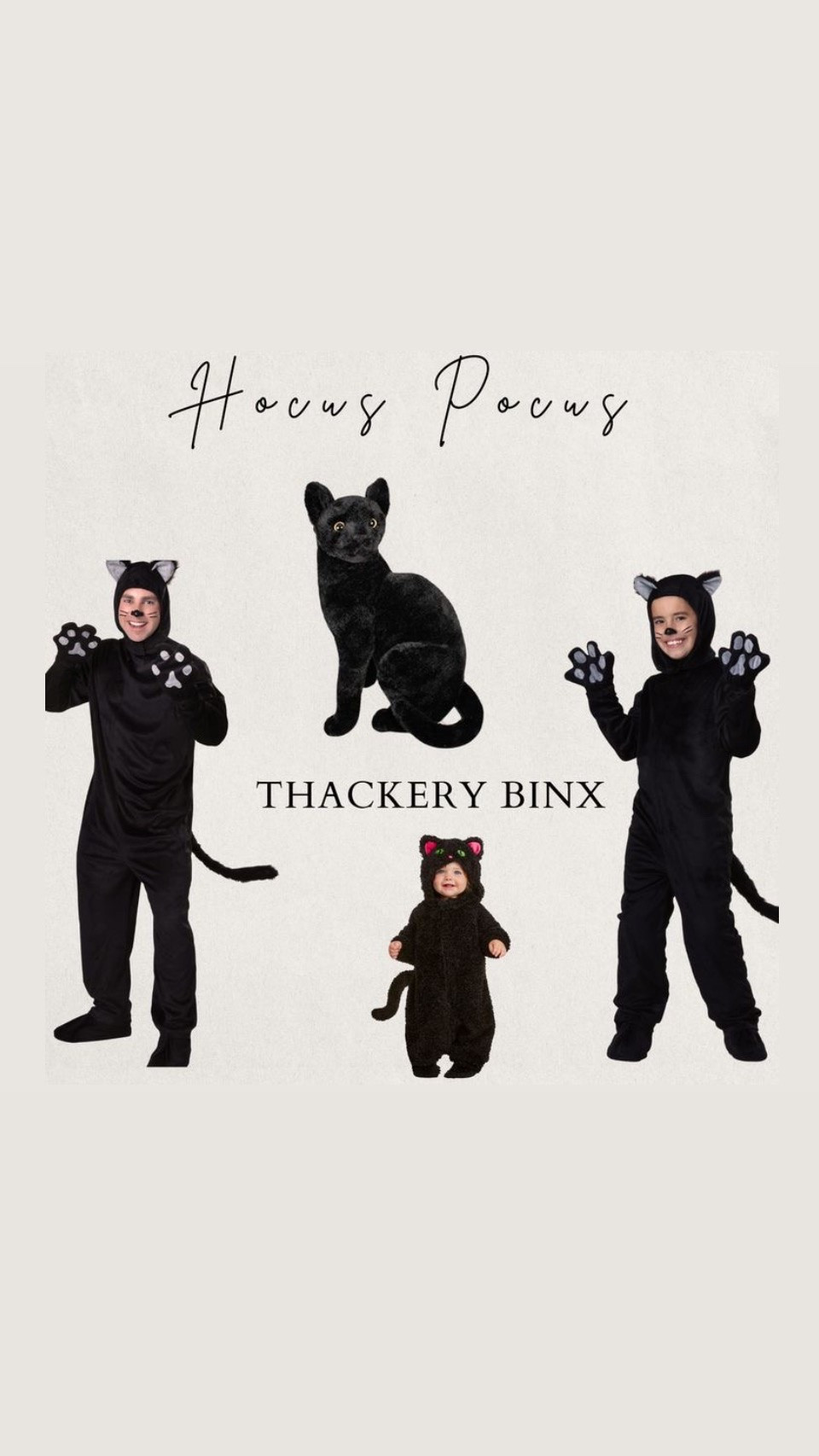 Dress like Binx from Hocus Pocus.