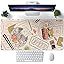 Boho Desk Mat, Polka Dot Large Mouse Pad Desk Pad Boho Desk Accessories for Women Office Decor, X... | Amazon (US)