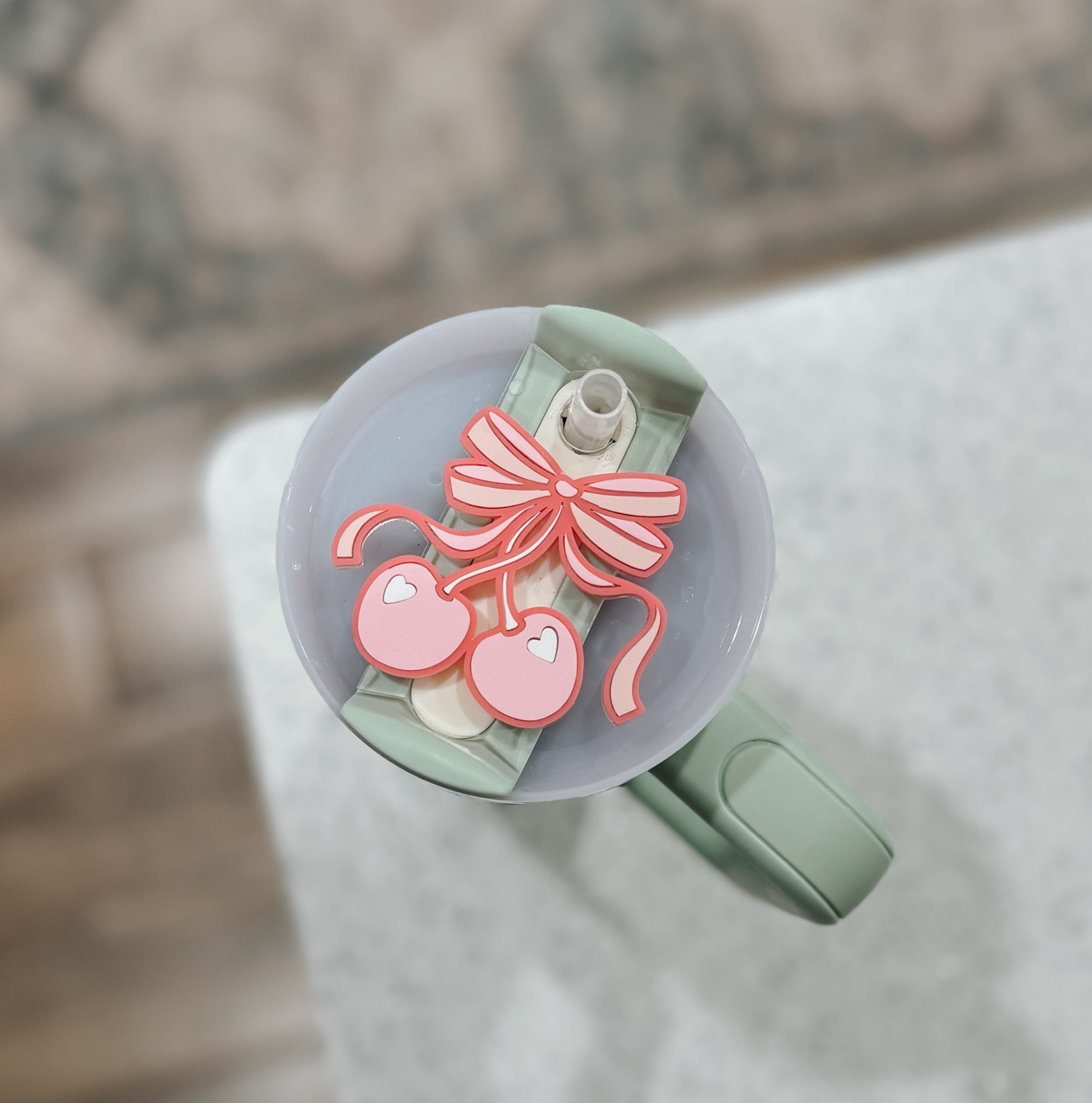 Valentine cherry Stanley cup topper 

#LTKSaleAlert #LTKGiftGuide #LTKStyleTip