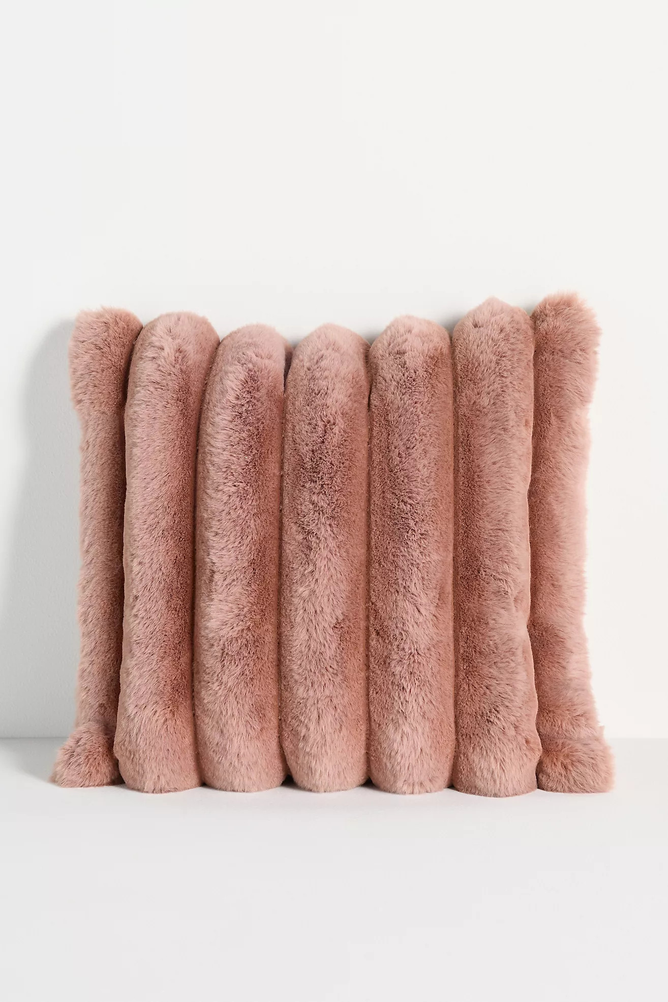 Tipped Puffer Faux Fur Pillow | Anthropologie (US)