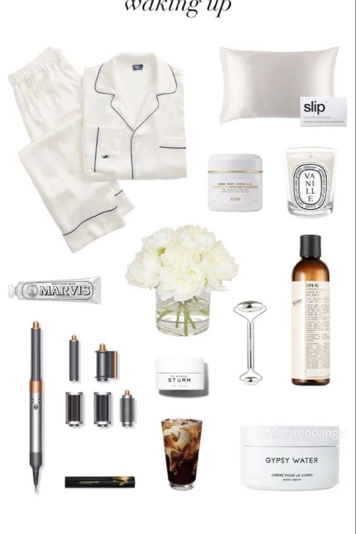 Waking up morning collage. Silk pjs and aesthetic stuff

#LTKeurope #LTKhome #LTKbeauty