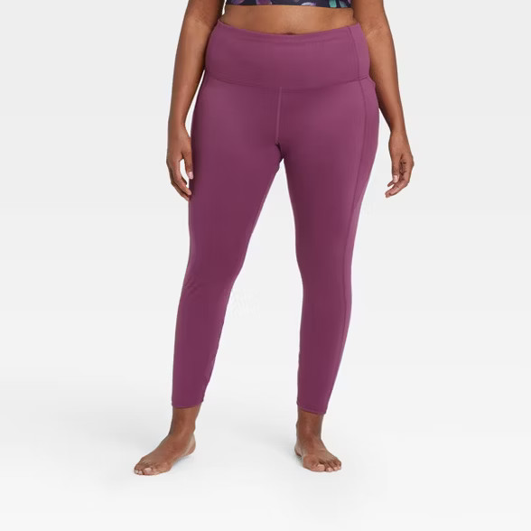 Women's Contour Power Waist High-Rise Leggings 26" - All in Motion™ | Target