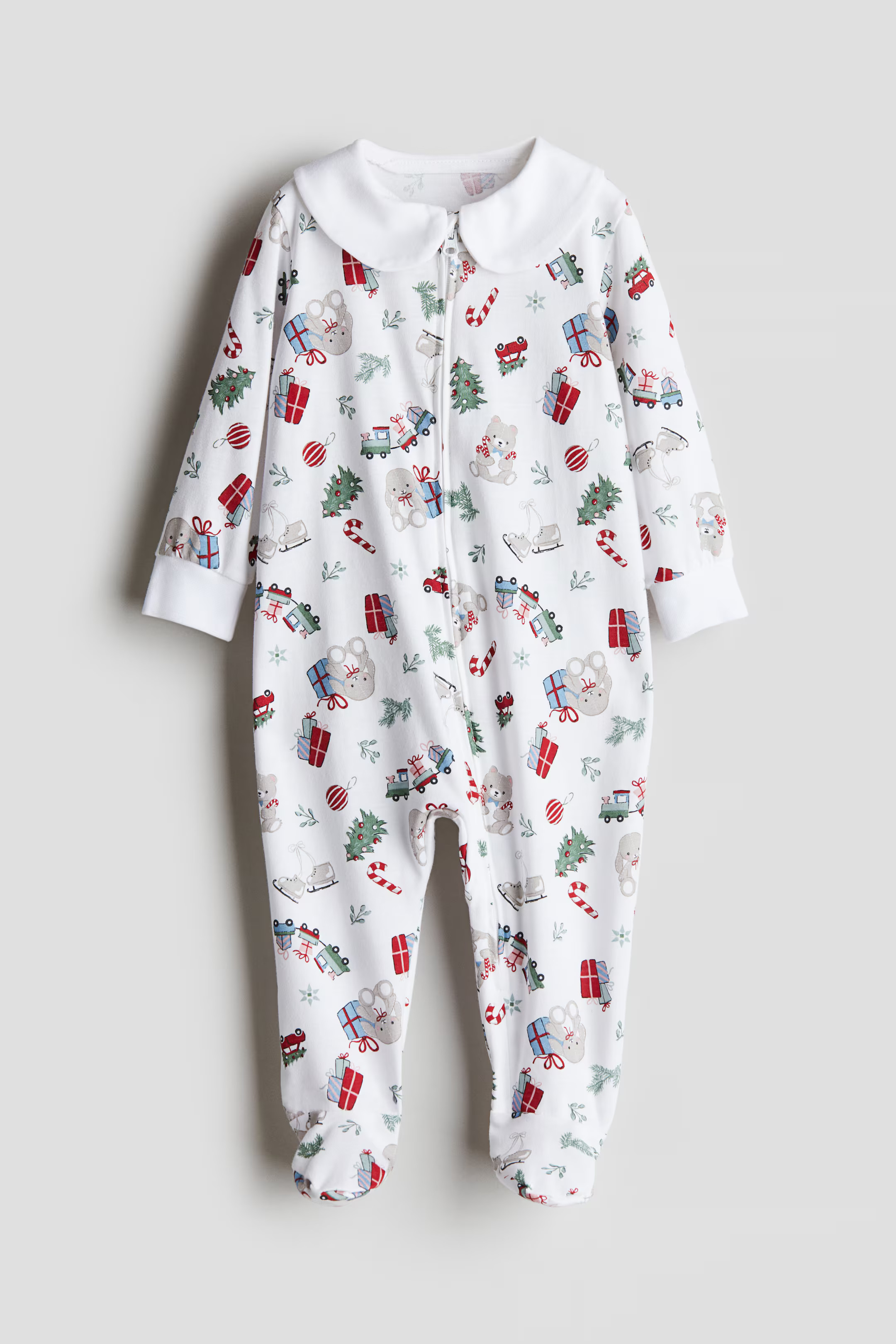 Pajama Jumpsuit with Collar | H&M (US + CA)