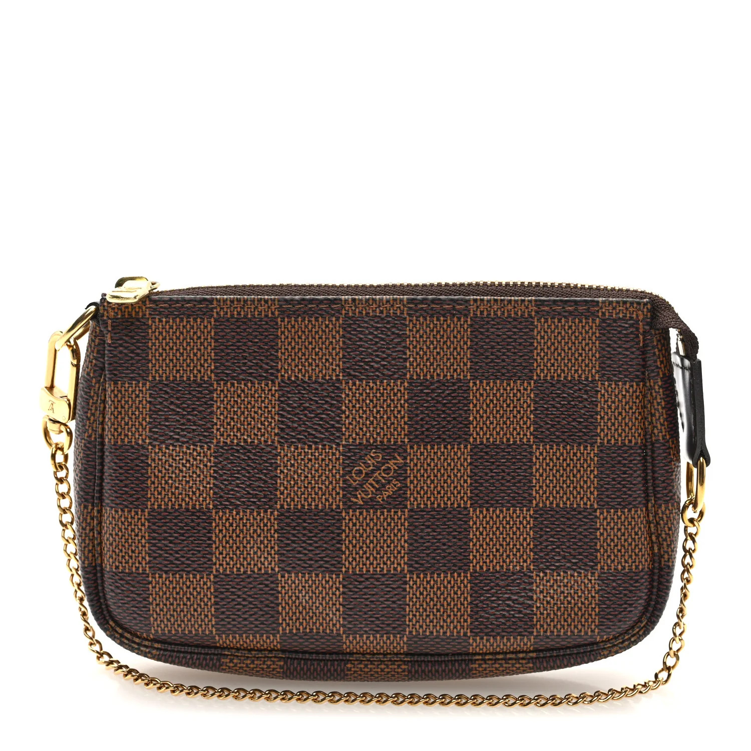 Damier Ebene Mini Pochette Accessories | FASHIONPHILE (US)