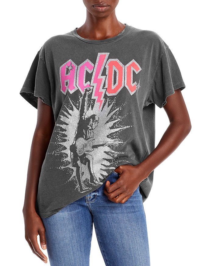 AC/DC Distressed Graphic Tee | Bloomingdale's (US)