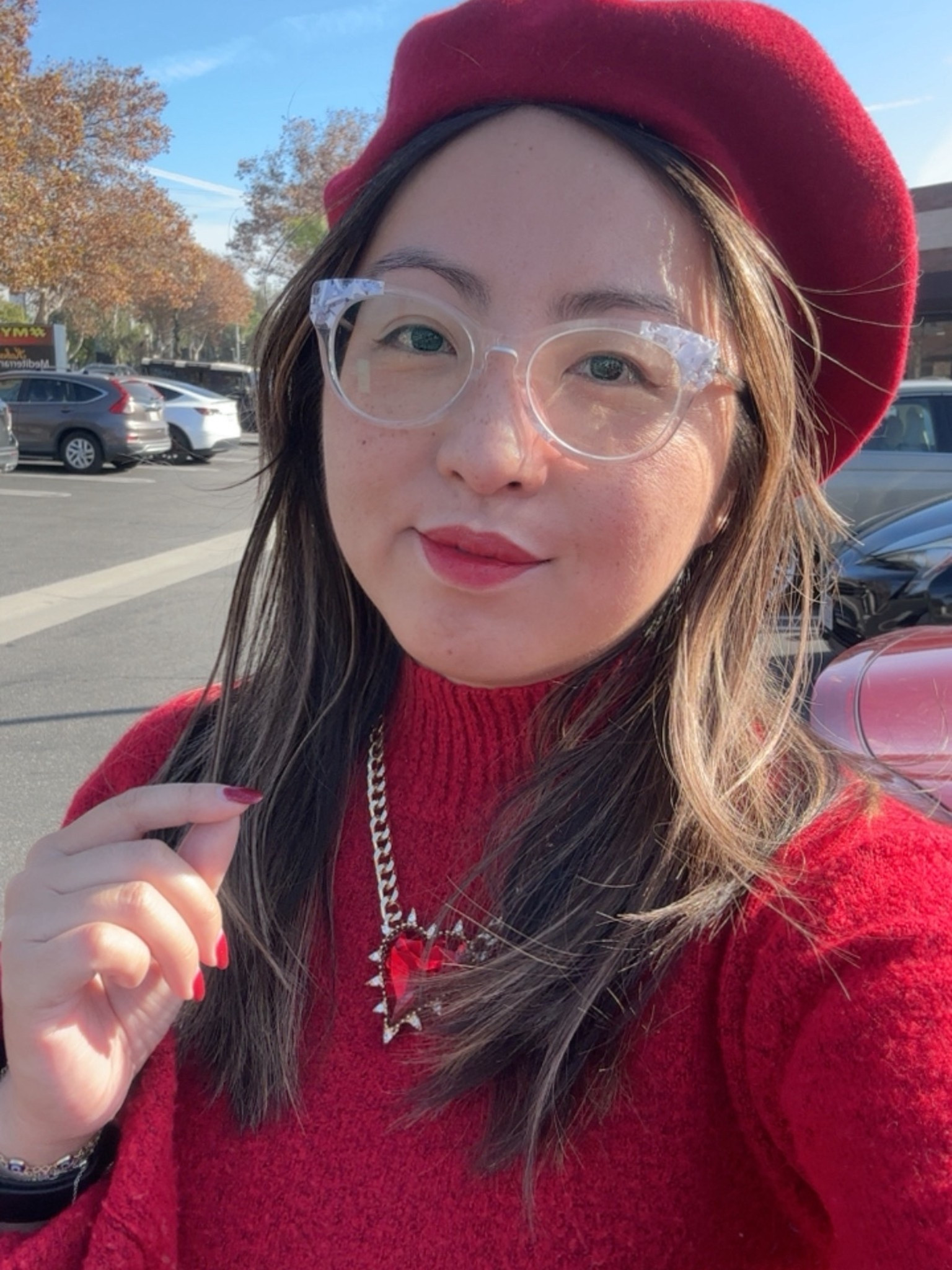Red is the color of the holiday season, and they’re right to say a red lip dresses anything up. This is my fave combo- a lilybyred lip tint with NARS lip liner in Cruella.

#LTKHoliday #LTKootd #LTKBeauty