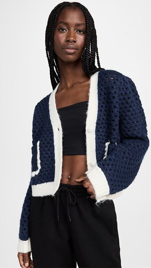 English Factory Contrast Detail Cardigan | SHOPBOP | Shopbop